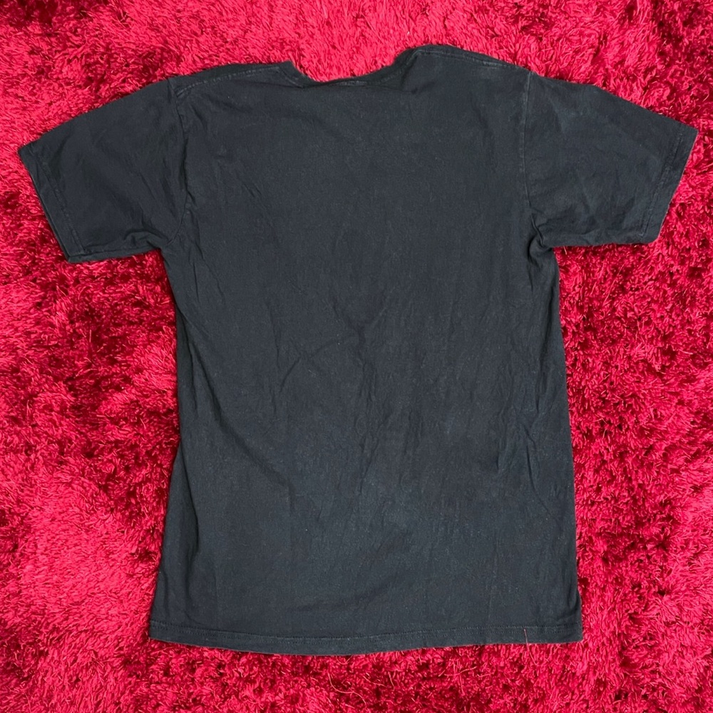 AC/DC Back In Black 1980 Tour Album Art Shirt Black Large White - Picture 2 of 6